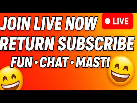 🔥 Live Chat | Aaiye Live Mein Masti Karein 😍#LiveStream #SubscribeForSubscribe #ReturnSubscribe 😜