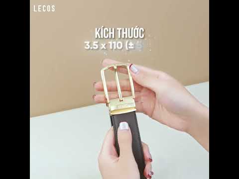 Dây lưng nam cao cấp da thật LECOS - LD9