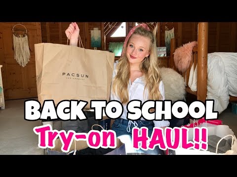 Back To School clothing try on haul 2019 | whats in my closet fall fashion with Ella