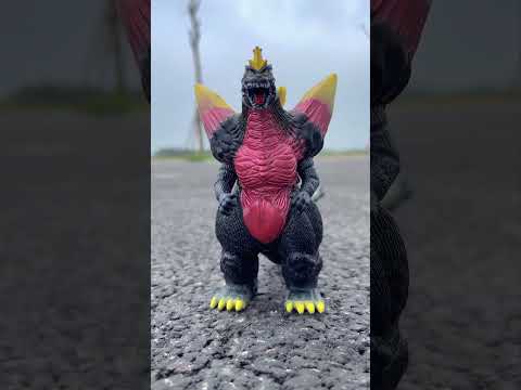 Baby Godzilla helps Kong fight Bandai Godzilla | Kong vs Godzilla Toy #shorts