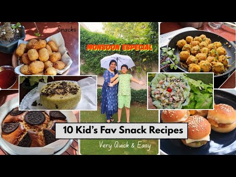 10 Super hit snacks for kids | #foodforfoodies #nashta #snacksrecipe