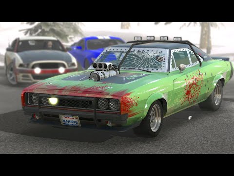 FIZ um ENCONTRO de CARROS AMERICANOS na NEVE! (CAR PARKING MULTIPLAYER)