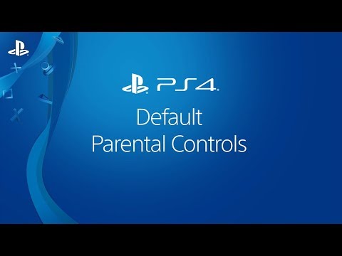 Controles parentais padrão em sistemas PS4