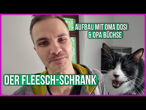 Neue Wohnung für die Katzen - neue Möbel - es geht weiter - Charlies Fleisch-Schrank wird geliefert