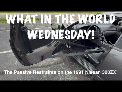 The Weird Seat Belt System You Forgot About! #300ZX #Shorts