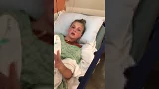 Waking up from anesthesia. Broken leg. Skateboarding accident. Part 3