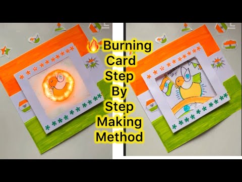 Card for Republic Day / How to make card for Republic Day