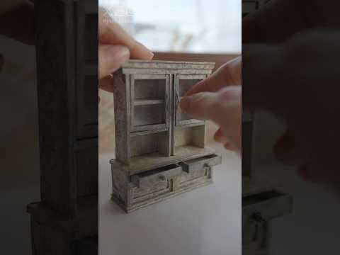 miniature cabinet #miniature #craft