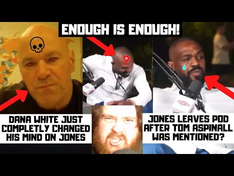 DRUNK Jon Jones LEAVES Interview When Tom Aspinall Is Mentioned? Dana White Looks DEFEATED? MMA News