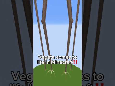Vegeta in Minecraft 🔥 #goku #dragonball #dragonballz #anime #memes #fyp #minecraft #vegeta