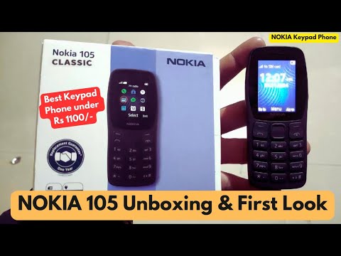 NOKIA Phone Coming Back | Nokia 105 Unboxing & First Look with Snake Game | Under Rs 1100/- Phone