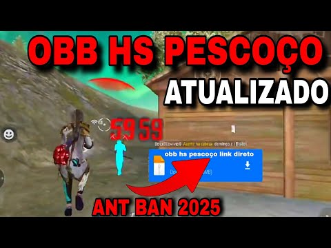 SAIU! OBB HS PESCOÇO AIMBOT 2025 🤖 100% ATUALIZADO HS PARA FREE FIRE DOWNLOAD ( SEM VPN ) ANT BAN