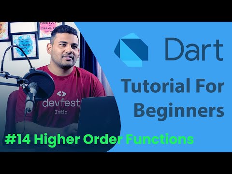 Higher Order Functions and Lambda - #14 Dart Programming Tutorial for Beginners