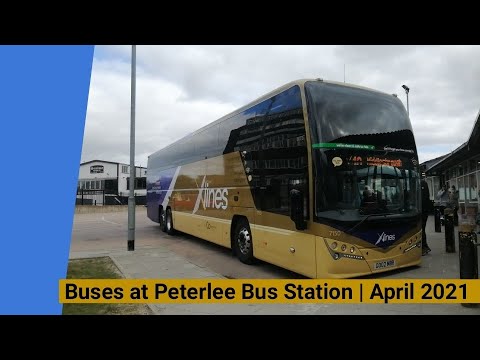 Buses at Peterlee Bus Station | April 2021