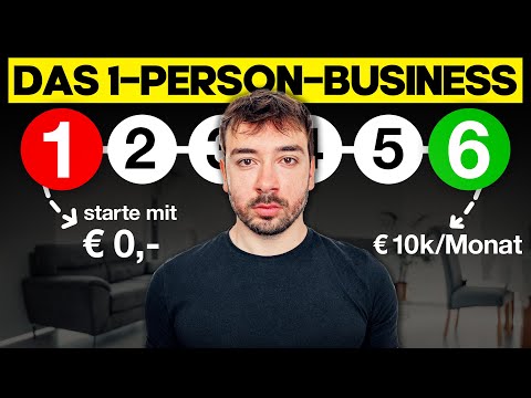 10.000€ pro Monat mit einem 1-Personen-Business: No B*llshit Guide