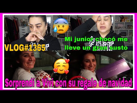 VLOG#1365LLEVE EL SUSTO DE MI VIDA😭😰GRACIAS A DIOS SOLO QUEDÓ EN ESO🙏SORPRENDÍ A VIVI AMÉ SU CARA😍