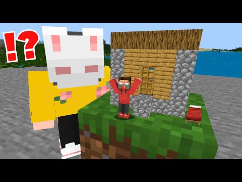 I Fooled My Friends with a TINY Secret House in Minecraft! (Tagalog)