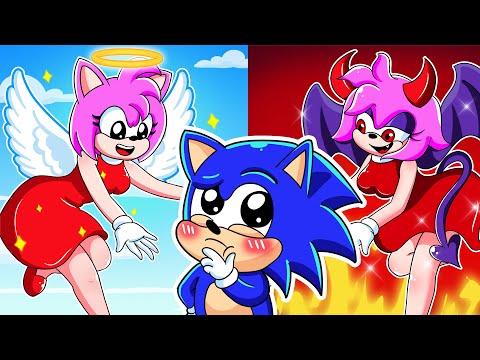 Baby Chooses - Angel Mom & Devil Mom!! - Sonic the Hedgehog 3 Animation