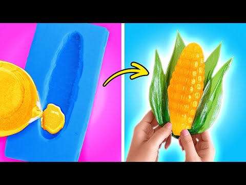 Top Glue Gun Hacks Ever 😍 Colorful Resin And Glue Gun DIY Crafts by 123 GO!