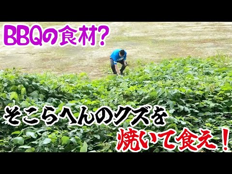 そこらへんのクズをBBQで焼いて食う