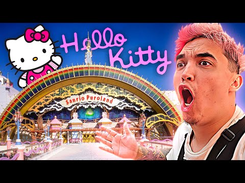 ATRAPADOS EN EL PARQUE DE HELLO KITTY 🐻‍❄️ Vlog Sanrio Puroland