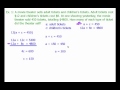 Solving Systems of Equations in Real-World Scenarios