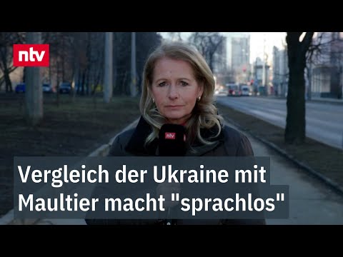Vergleich der Ukraine mit Maultier macht 