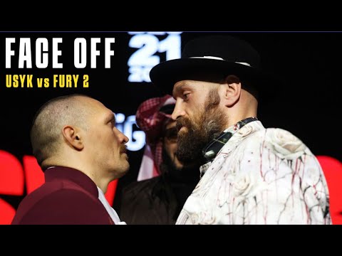 10 MINUTES 🤯 FACE OFF USYK vs FURY | PRESS CONFERENCE