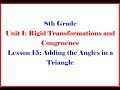 Properties of Angles and Triangles
