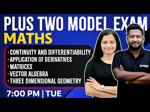 Plus Two Maths | Continuity&Differentiability | Application of Derivatives | Chapters 3,5,6,10,11