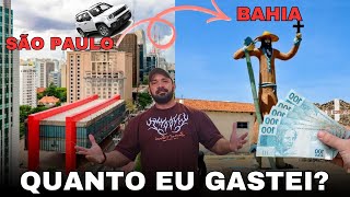SÃO PAULO ATÉ A BAHIA DE CARRO