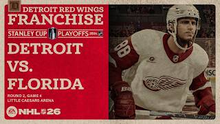 Kane Sends Detroit to the ECF | Playoffs Round 2, Game 4 | Red Wings @ Panthers | NHL 26