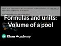Understanding Volume Calculation of a Cylindrical Pool
