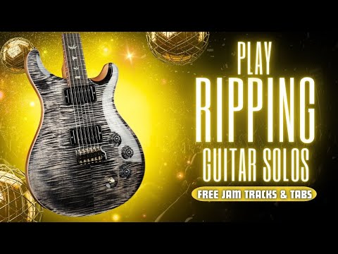 Play RIPPING Guitar Solos - Learn To Jam Easy Scales Arpeggios Licks