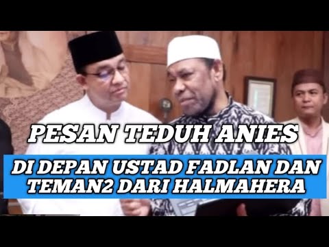 USTAD FADLAN KE PENGAJIAN MINGGUAN RUMAH ANIES BASWEDAN