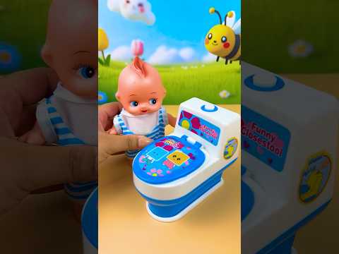 Satisfying With Unboxing Miniature Boy and Cleaning Set Toys, ASMR Videos #51 #toys #shorts