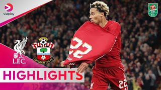 OLIEDOMME RODE KAART EKITIKE & ISAKS EERSTE GOAL!! 😱🥵 | Liverpool - Southampton | EFL Cup 25/26