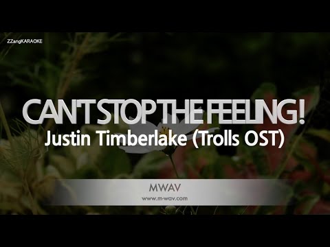 Justin Timberlake-CAN’T STOP THE FEELING! (Trolls OST) (Karaoke Version)