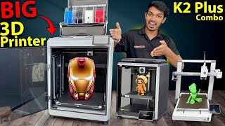 Biggest 3D Printer | K2 Plus Combo Unboxing & Review (ft. Creality Cloud)🔥