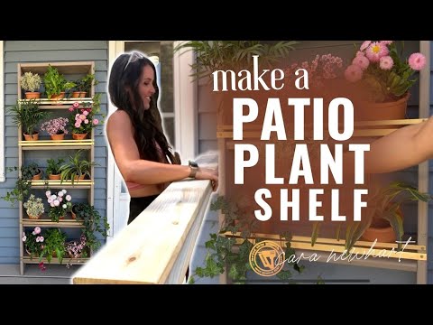 BUILD AN OUTDOOR HERB GARDEN | diy outdoor plant wall #diy #diyhomedecor #outdoorgarden