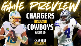 Chargers vs Cowboys Week 16 Game Preview, Matchups & Predictions | Jesse Minter's Biggest Test