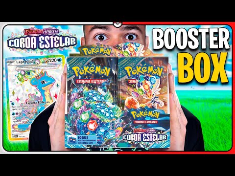 BOOSTER BOX de CARTAS POKÉMON TCG COROA ESTELAR