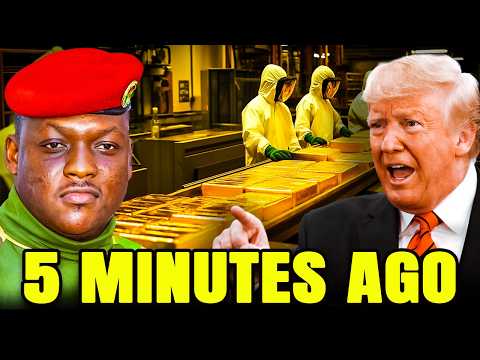 Traore Launches First Locally Produced Gold Bar, Taking Full Control of Gold Mines In Burkina Faso.