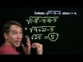 Evaluating Expressions with Negative Values