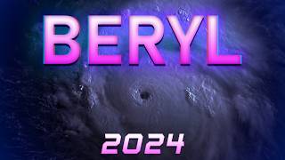 The Track of Hurricane Beryl 2024