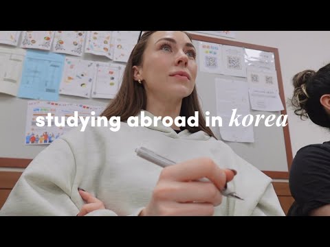 life as a KOREA LANGUAGE STUDENT ✏️ studying at library, dining hall + making friends!