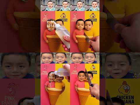 Ice Cream Compilation Waka Waka & Di Cocodrilo Pink Panther X Chicken Banana