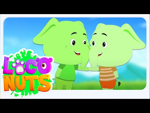 Ek Mota Hathi In Green Color, एक मोटा हाथी, Hathi Raja + More Popular Hindi Rhymes For Kids