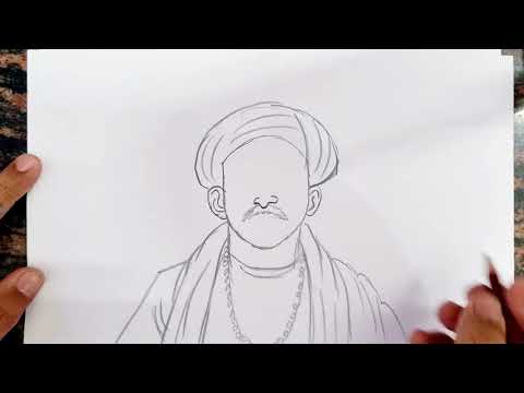 Sant Namdev Maharaj Drawing | Sant Namdev Maharaj Painting | Namdev Drawing  - YouTube