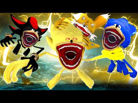 ENFRENTO a Todos los SHIN SONIC TAPES vs SUPER SHIN SONIC en una BATALLA ÉPICA | GARRY'S MOD